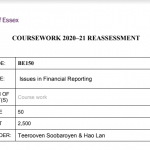 BE150 Issues in Financial Reporting 1