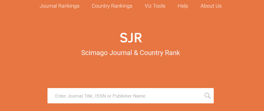 Home page of scimago.com -ME7711A Research Methodology