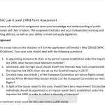 LW22014 PUBLIC LAW Assignment Sample 1